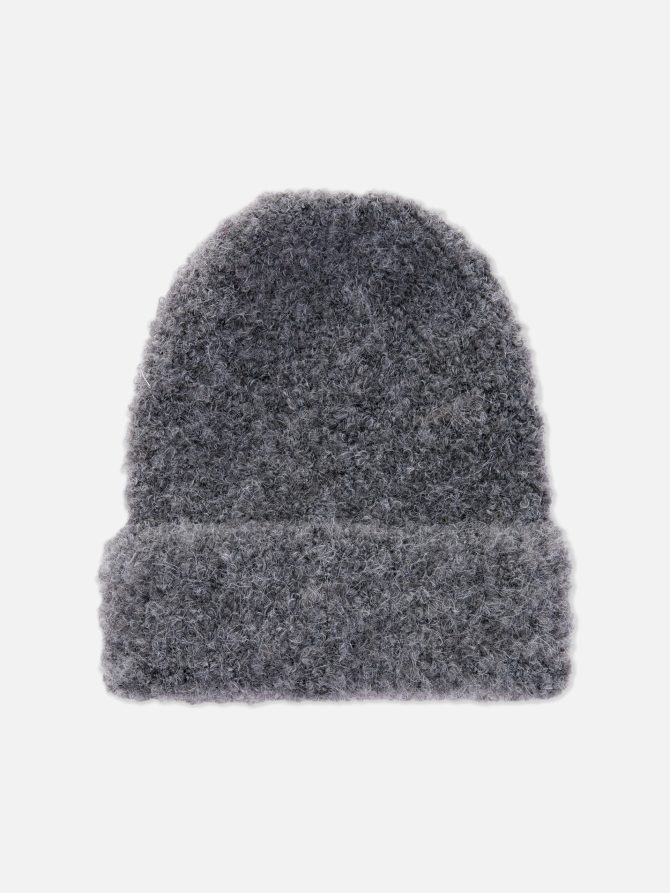 Rita Ora Bouclé Beanie Hat