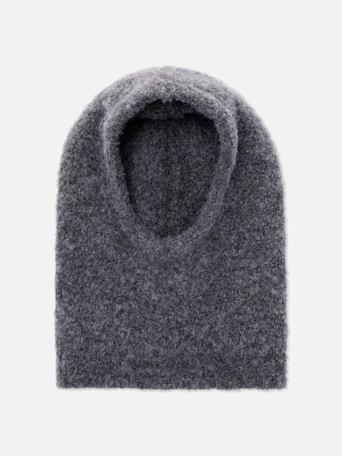 Rita Ora Bouclé Hooded Infinity Scarf