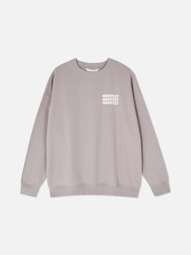 Printed Oversized Sweatshirt - Image 5