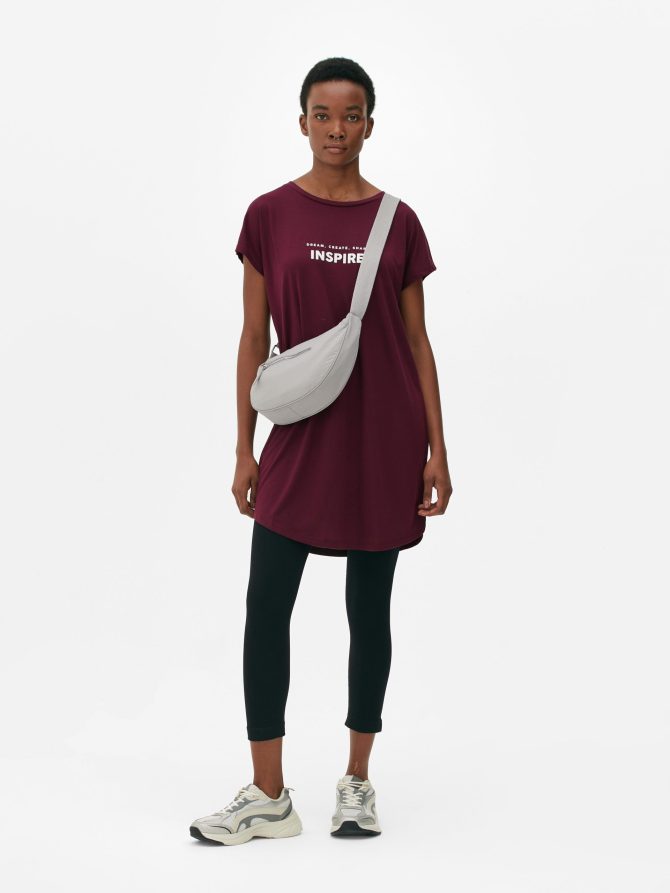 Printed Longline T-Shirt