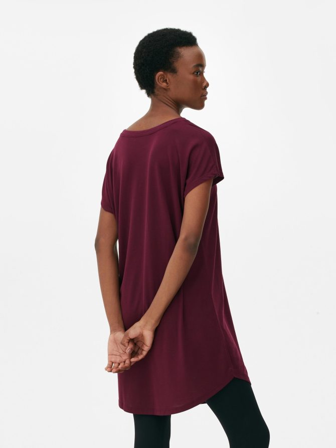 Printed Longline T-Shirt - Image 4