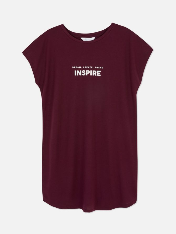 Printed Longline T-Shirt - Image 5
