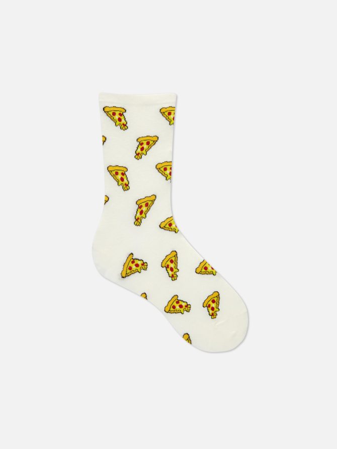 Pizza Slice Crew Socks