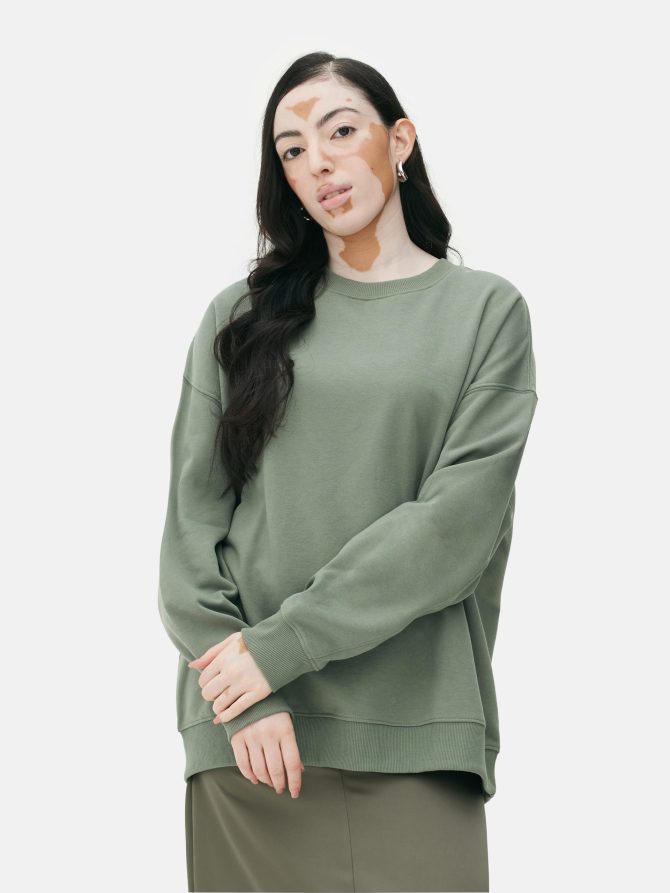 Oversized Crew Neck Sweatshirt - Image 2