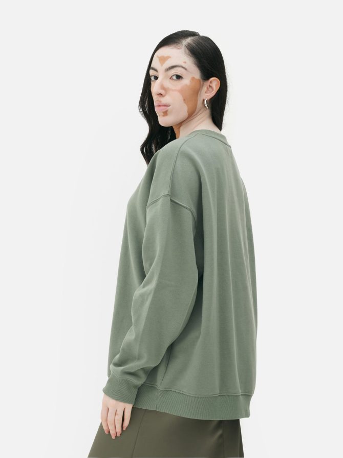 Oversized Crew Neck Sweatshirt - Image 4