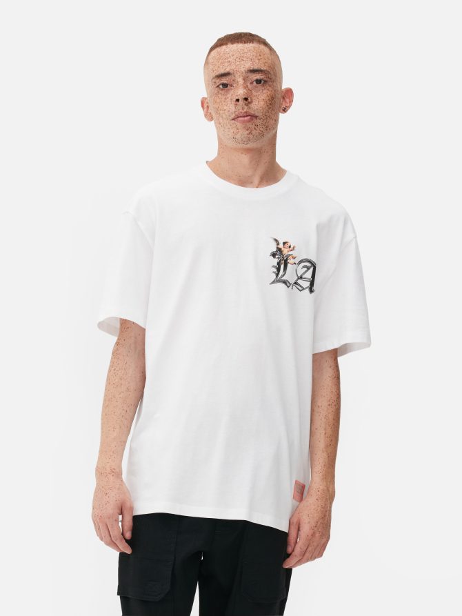 Los Angeles Cherub Graphic T-Shirt - Image 2