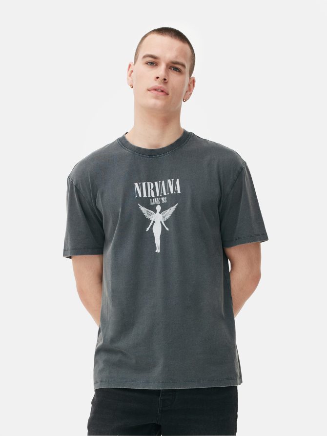 Nirvana Tour Graphic T-Shirt - Image 2