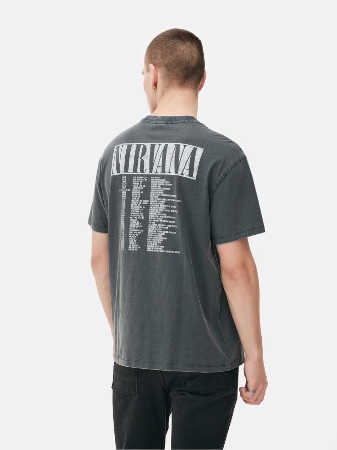 Nirvana Tour Graphic T-Shirt - Image 4
