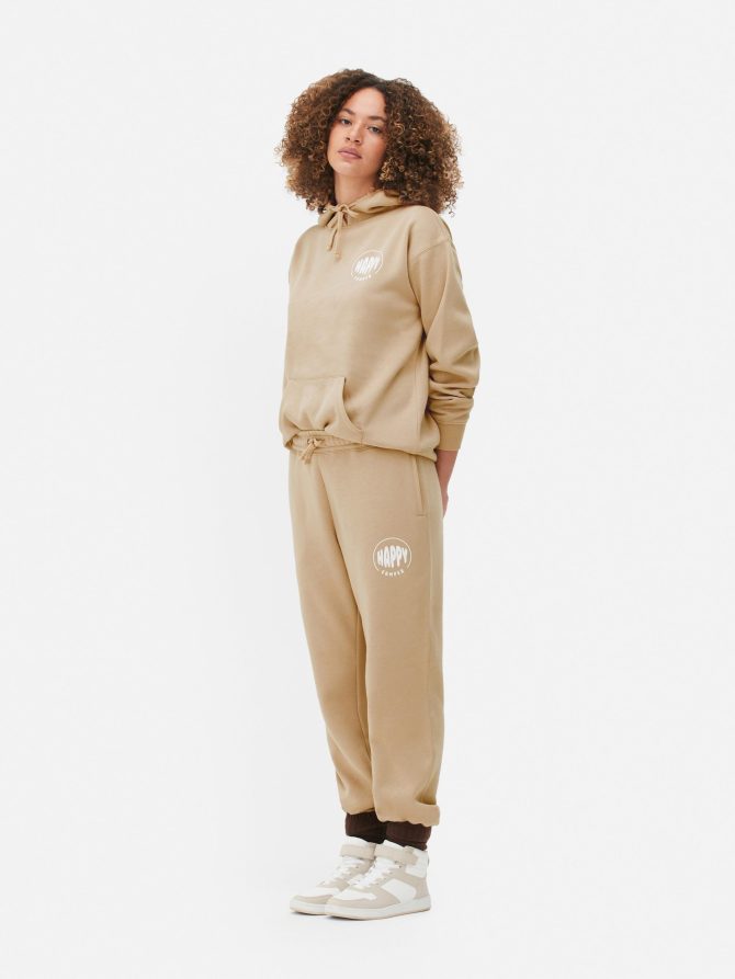 Graphic Drawstring Joggers