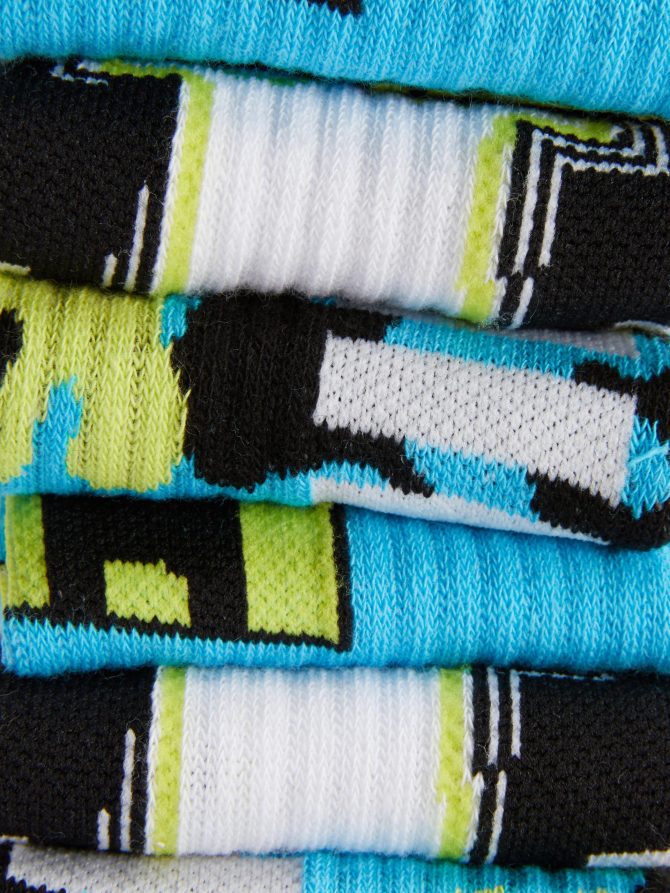 3-Pack Minecraft Ankle Socks - Image 2