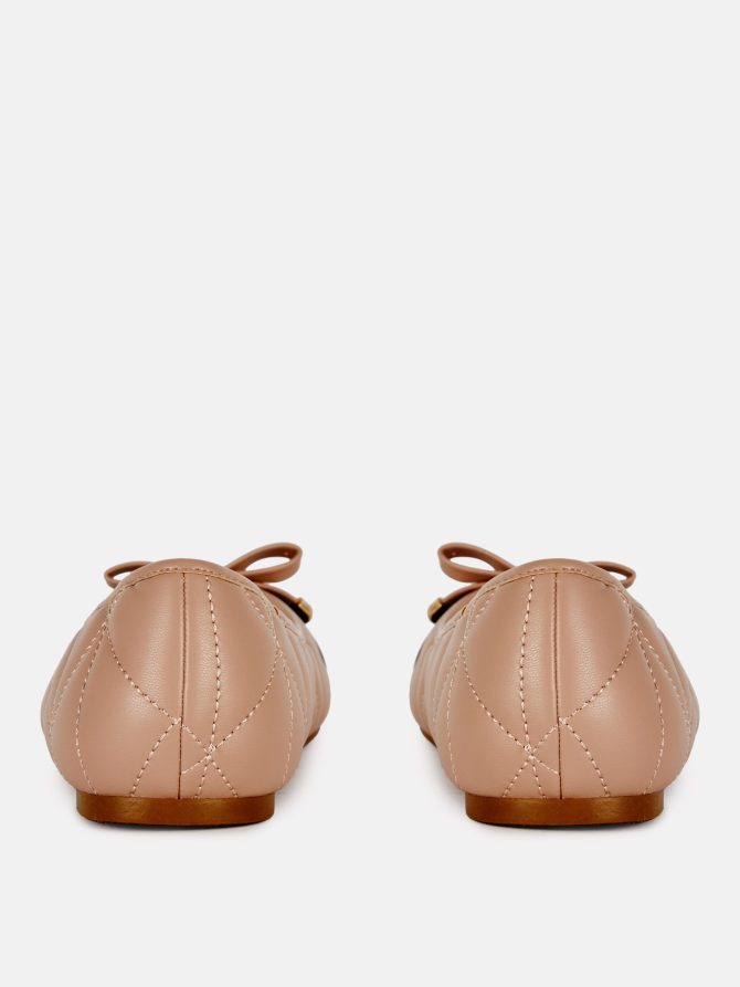 Quilted Toe Cap Ballerinas - Image 3