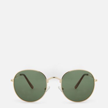 Tinted Round Frame Sunglasses