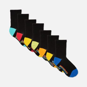 7-Pack Days of the Week Ankle Socks
