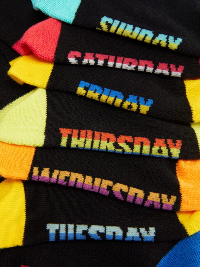7-Pack Days of the Week Ankle Socks - Image 2
