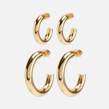 2-Pack The Edit Hoop Earrings