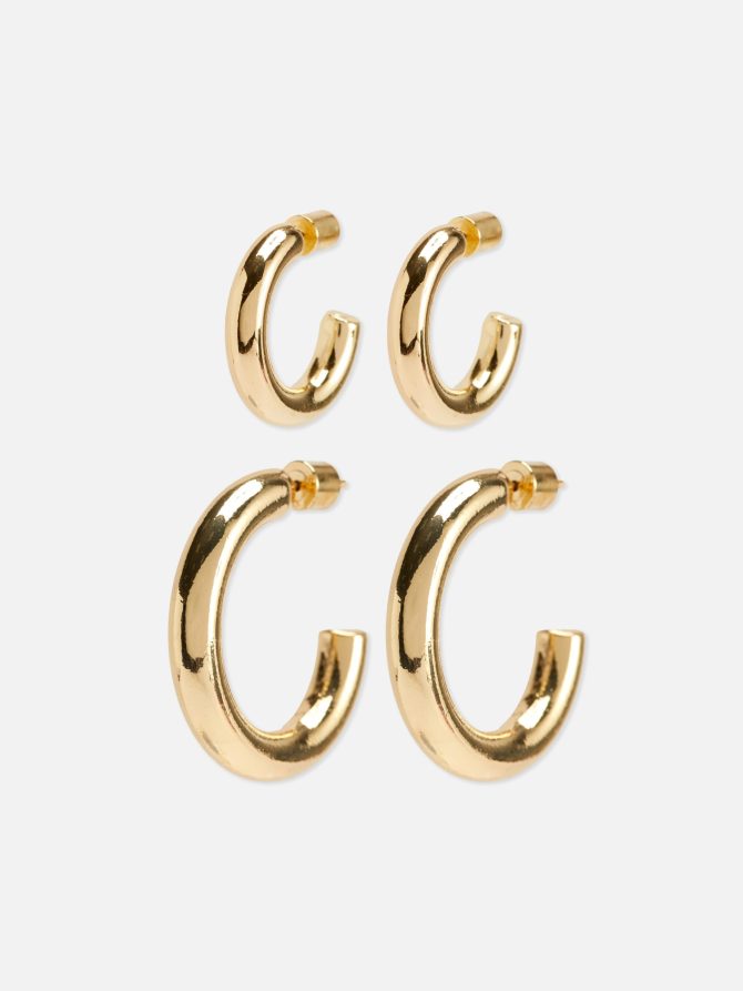 2-Pack The Edit Hoop Earrings