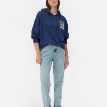 Paul Klee Oversized Graphic Hoodie