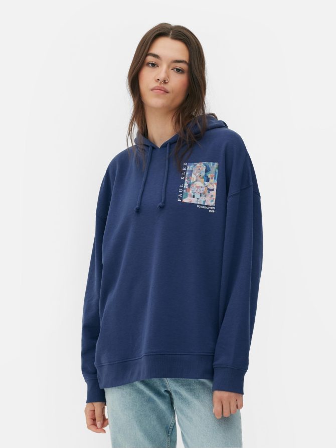 Paul Klee Oversized Graphic Hoodie - Image 2