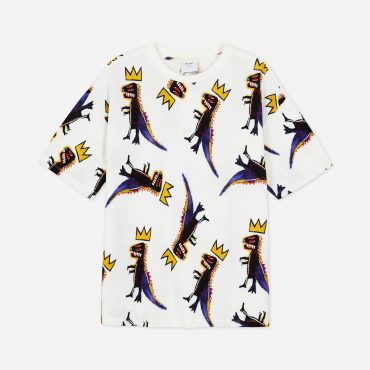 Basquiat Print Oversized T-Shirt