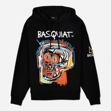 Basquiat Graphic Drawstring Hoodie