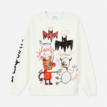 Basquiat Oversized Graphic Sweatshirt