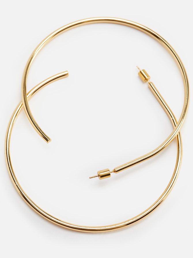 The Edit Large Hoop Earrings - Image 2