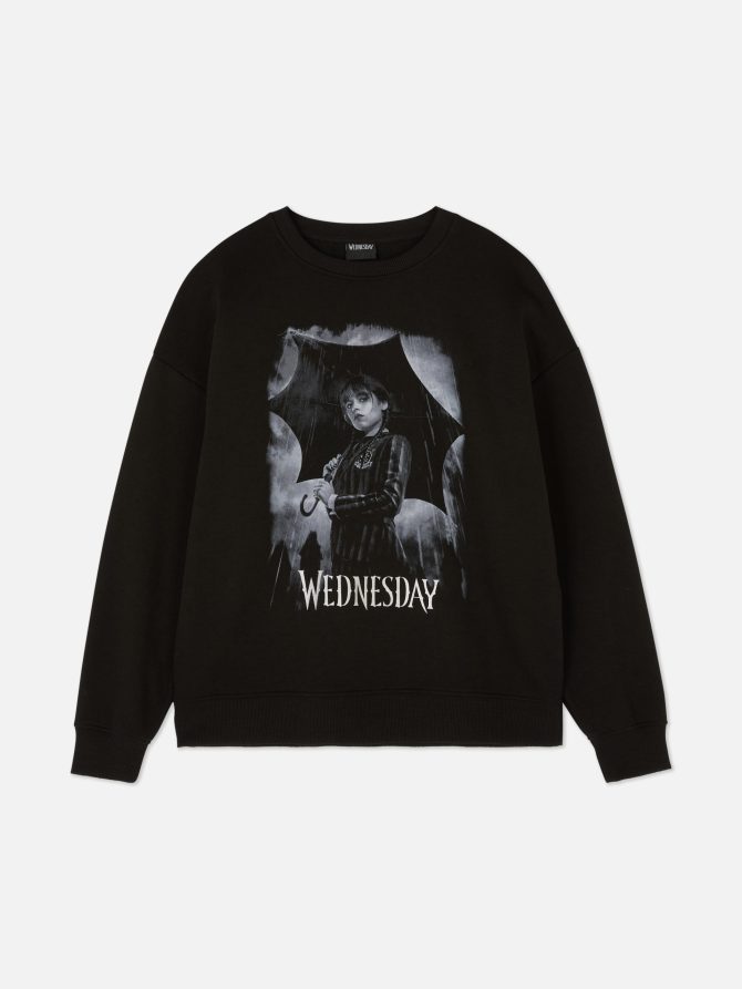 Wednesday Addams Relaxed Fit Sweatshirt - Image 5