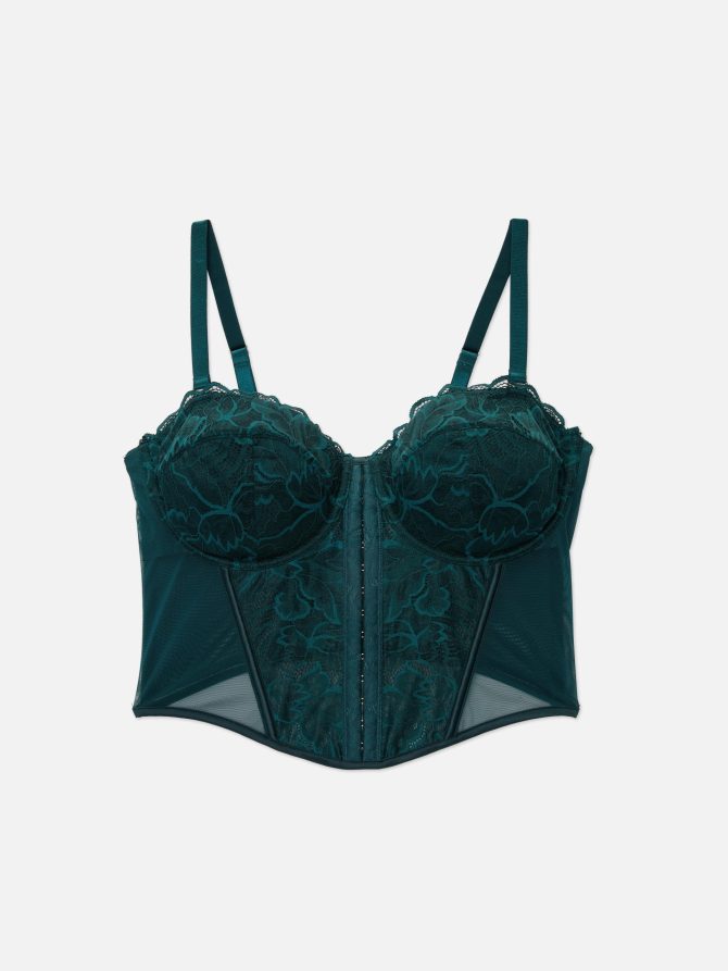 Mesh and Lace Cupped Corset