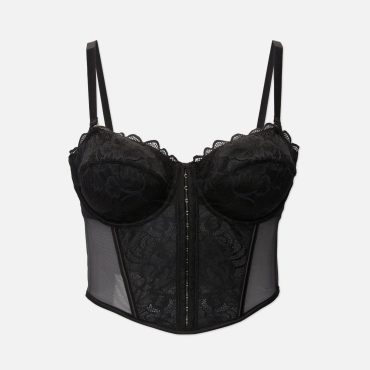 Mesh and Lace Cupped Corset