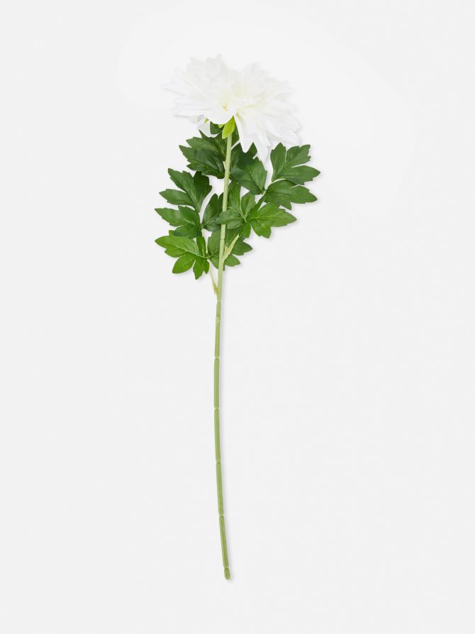 Single Stem Faux Dahlia