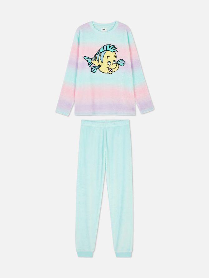 Disney’s The Little Mermaid Flounder Fleece Pajamas