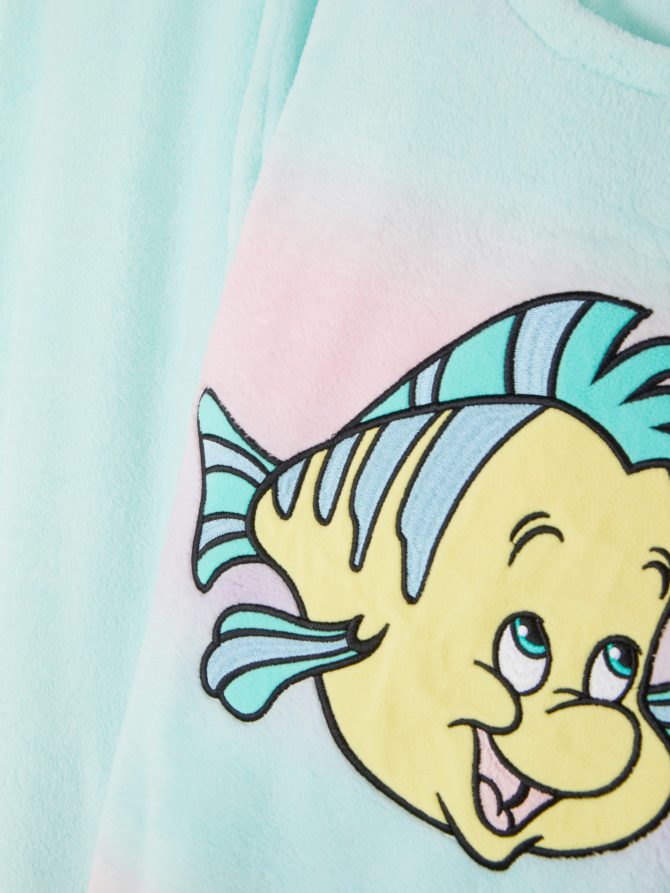 Disney’s The Little Mermaid Flounder Fleece Pajamas - Image 2