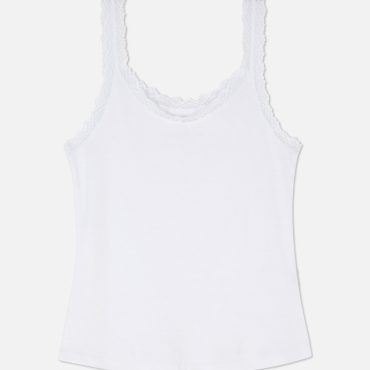 Lace Trim Sleepwear Tank
