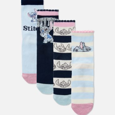 4-Pack Disney’s Lilo and Stitch Ankle Socks
