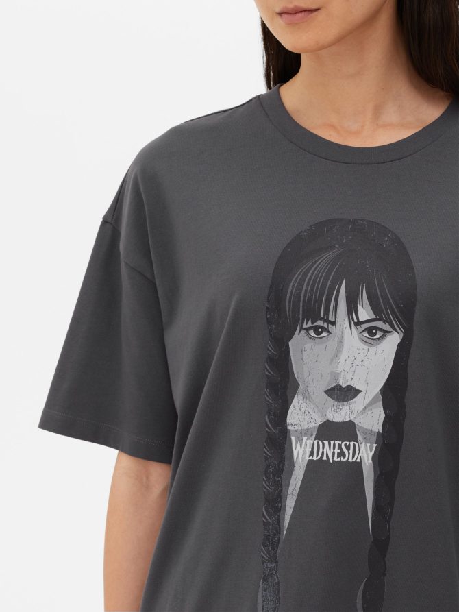 Wednesday Addams Graphic T-Shirt - Image 3