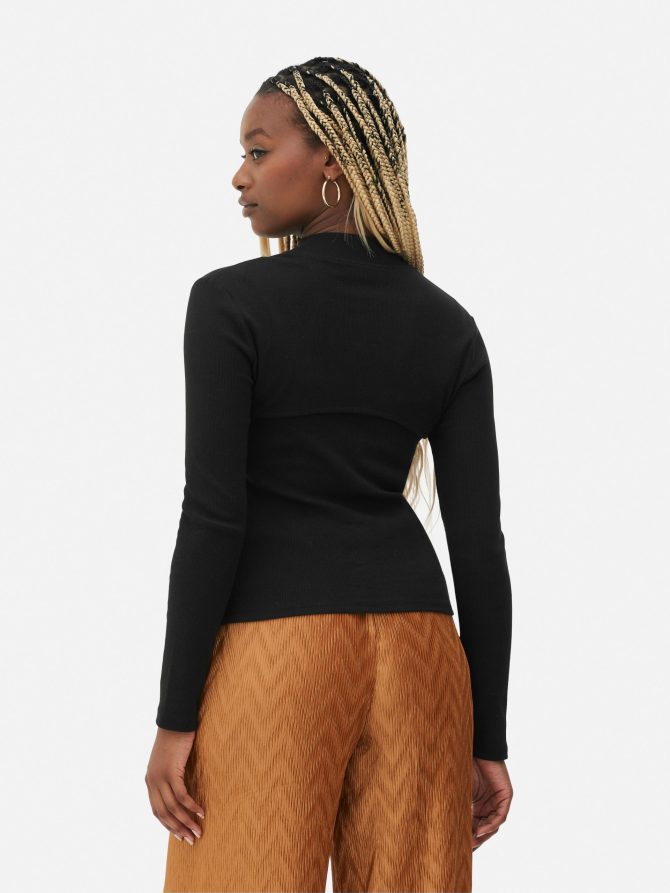 2-In-1 Zip Shrug and Tank - Image 4