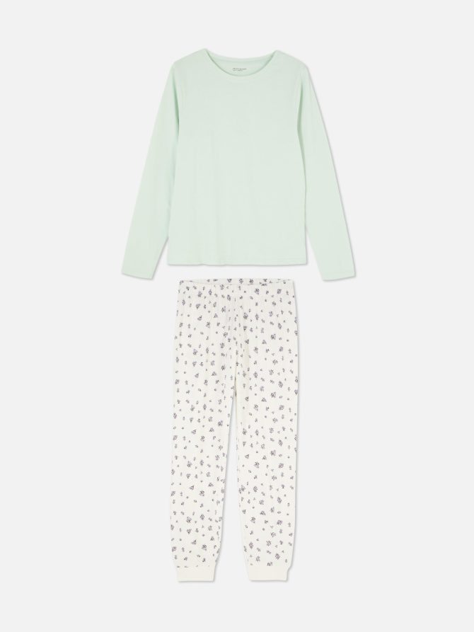 Cotton Long Sleeve Pajamas