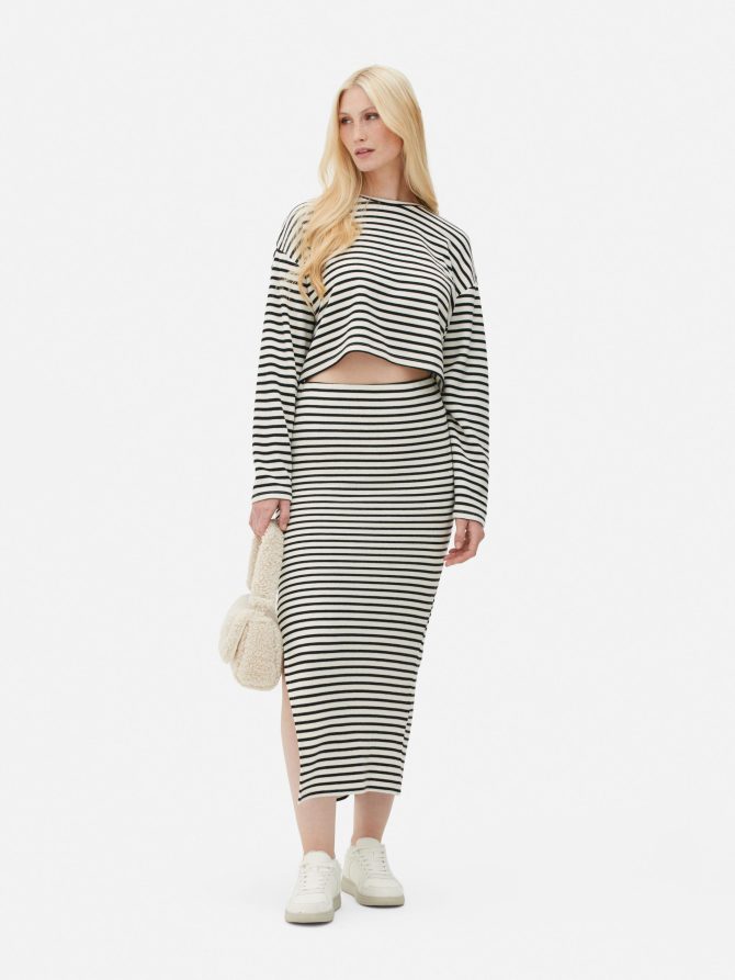 Striped Long Sleeve T-shirt