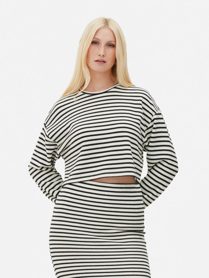 Striped Long Sleeve T-shirt - Image 2