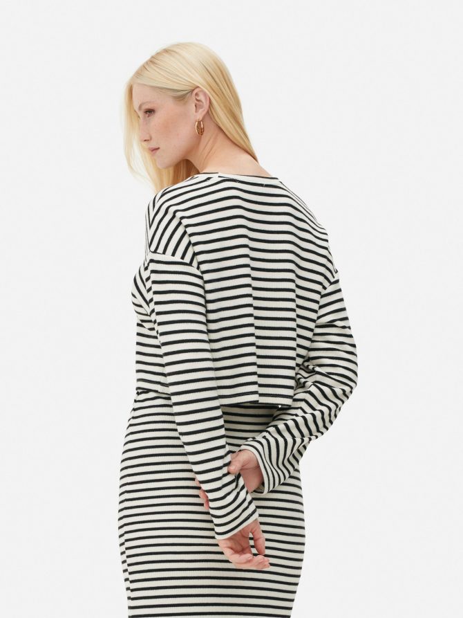 Striped Long Sleeve T-shirt - Image 4