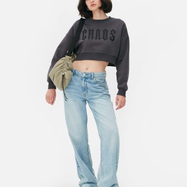 Chaos Cropped Sweatshirt