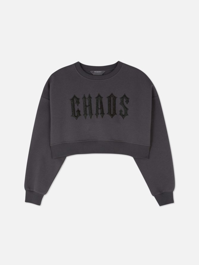 Chaos Cropped Sweatshirt - Image 5