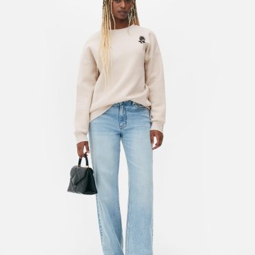 Rose Print Sweatshirt