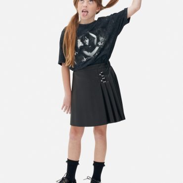 Wednesday Addams Acid Wash T-Shirt
