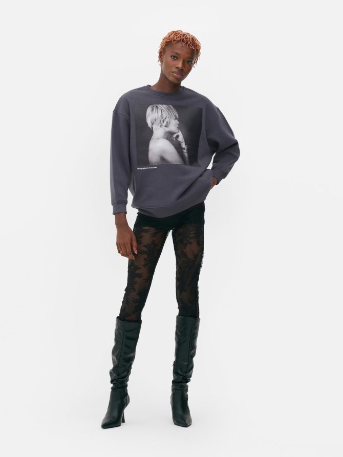 Rita Ora Oversized Sweatshirt