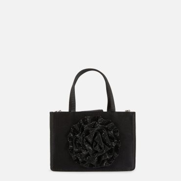 Rita Ora Satin Flower Mini Tote