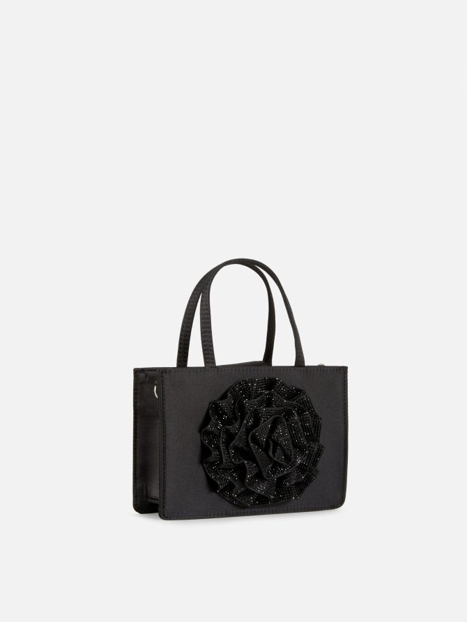 Rita Ora Satin Flower Mini Tote - Image 2