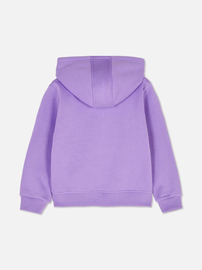 Flower Embroidered Zip Hoodie - Image 4