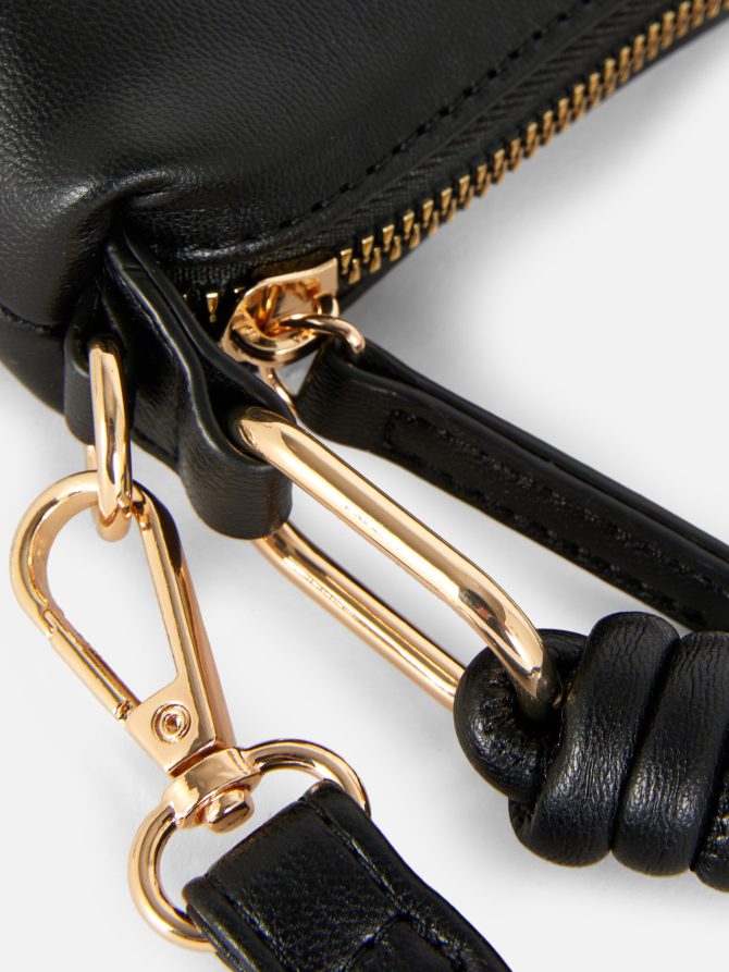 Faux Leather Shoulder Bag - Image 3