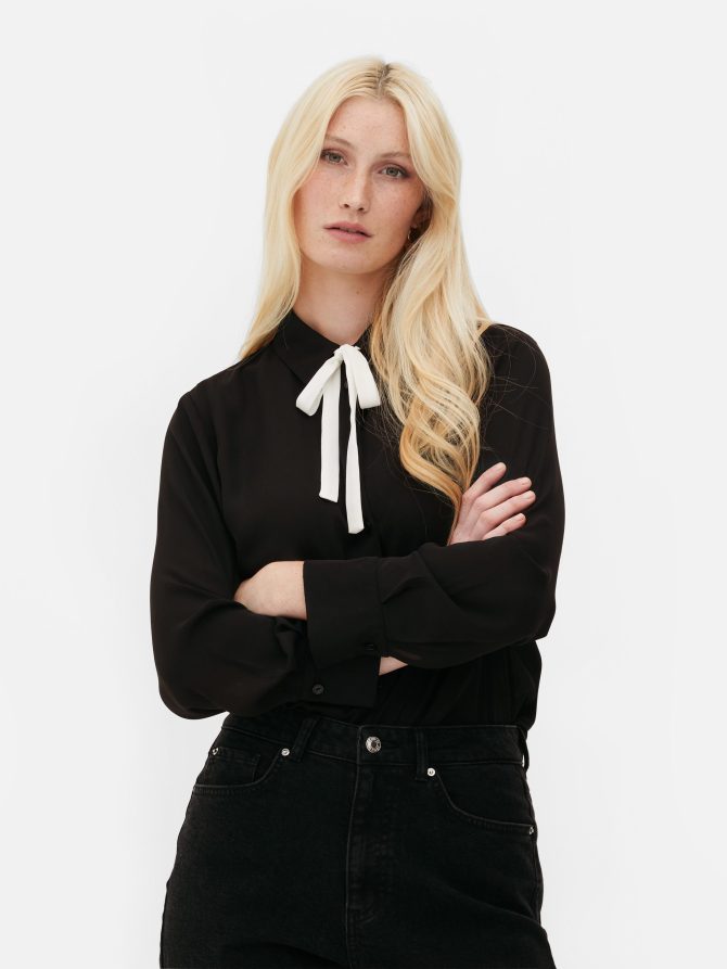Bow Tie Blouse - Image 2